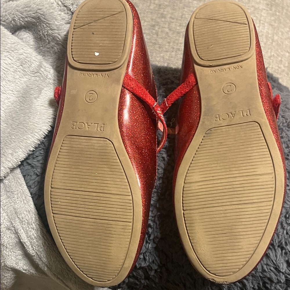 The Children's Place Glittery Red Dress Shoes - Picture 4 of 4